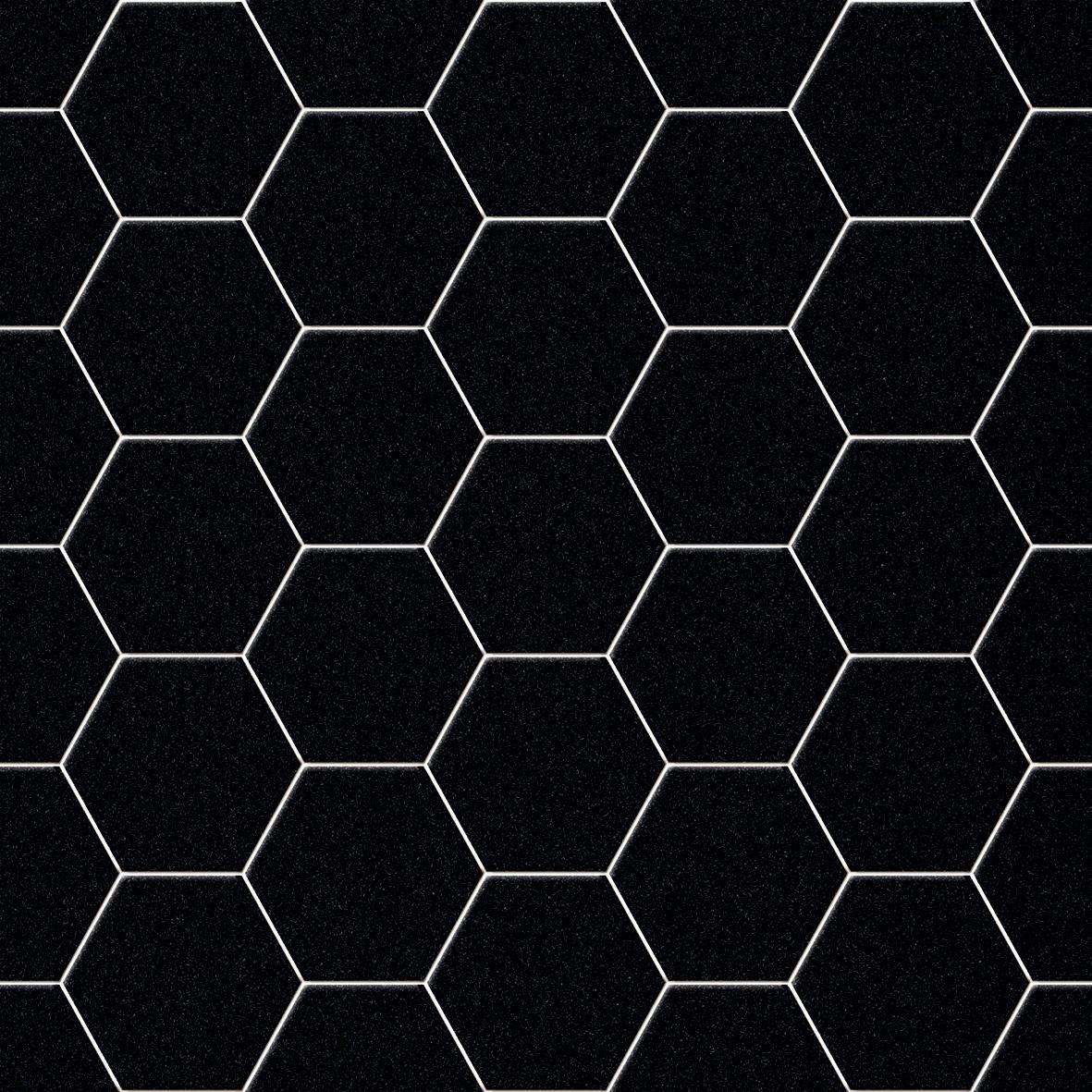 HRP Black Hexagon