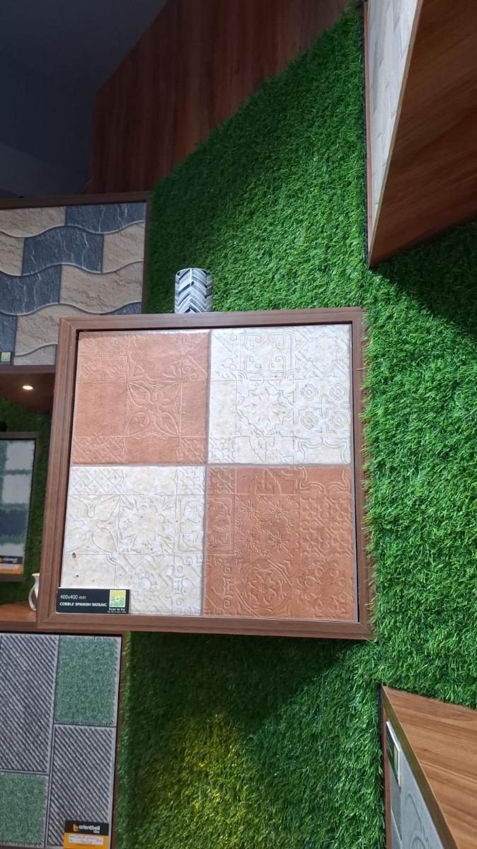 Matte Finish HRP Cobble Spanish Mosaic  Ceramic tile 400x400 mm
