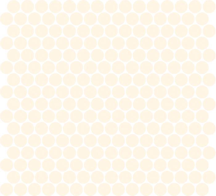 Glossy Finish Ivory Gloss Penny Round Ceramic tile 294x313 mm