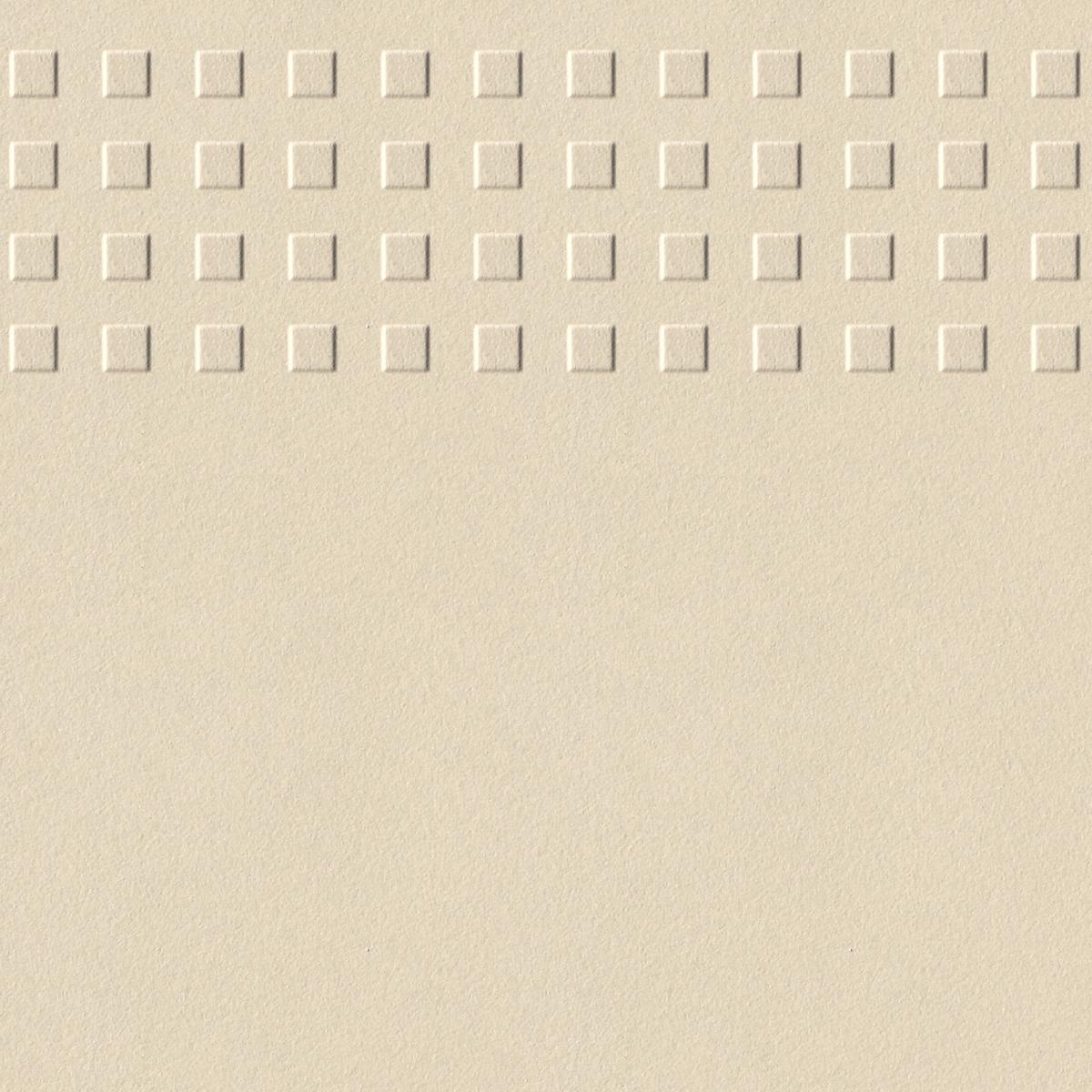 Matte Finish Ivory Step Mosaic Vitripark Vitrified tile 300x300 mm