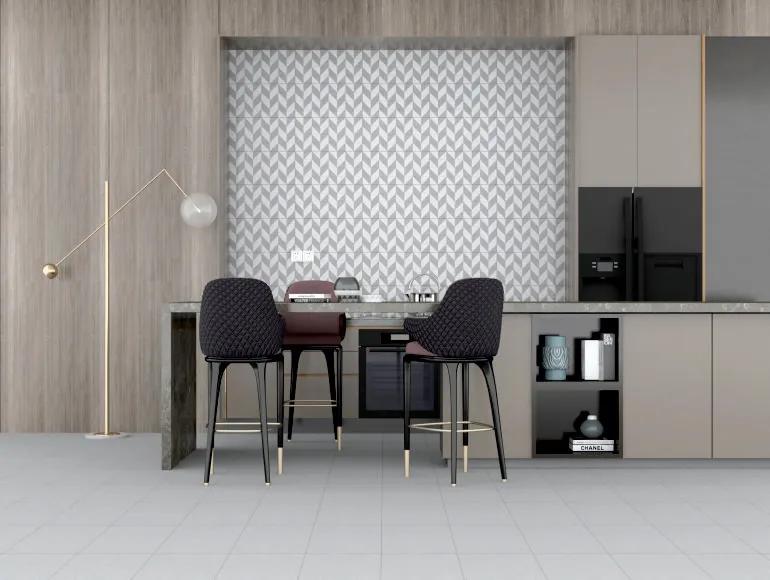 Matte Finish SFM Grainy Grey DK Ceramic tile 300x300 mm