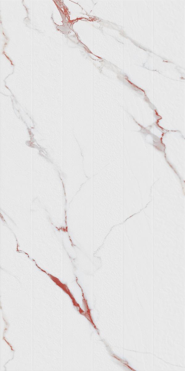 Matte Finish Lava Calacatta Rustic Strip Punch Glazed Vitrified Tiles Floor Tiles
