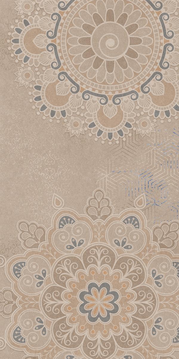 Carving Matte Mandala Art Sandy Wallpaper Highlighter tile 600x1200 mm