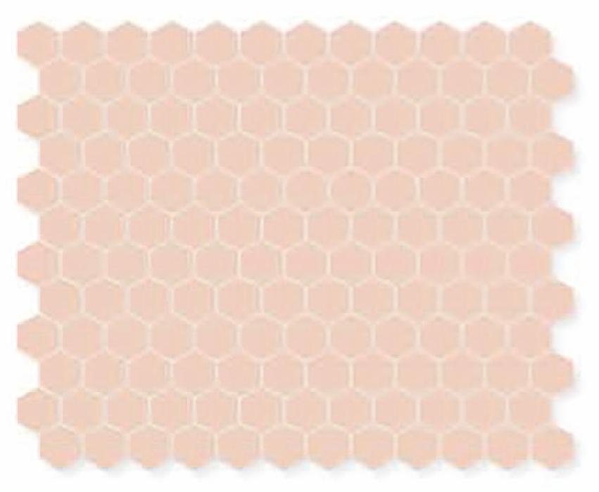 Matte Finish Matte Camel Mini Hexagon Ceramic tile 255x295 mm