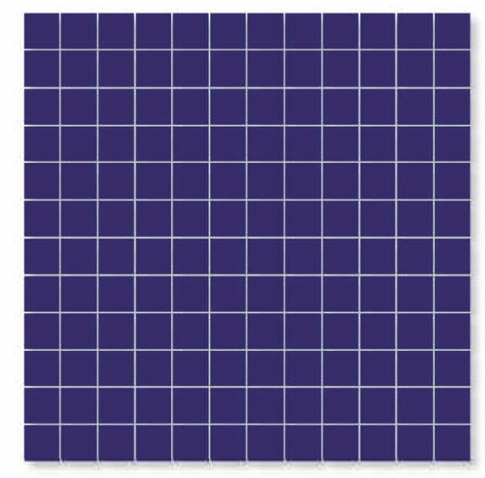 Matte Finish Matte Navy Blue Mosaic Ceramic tile 300x300 mm