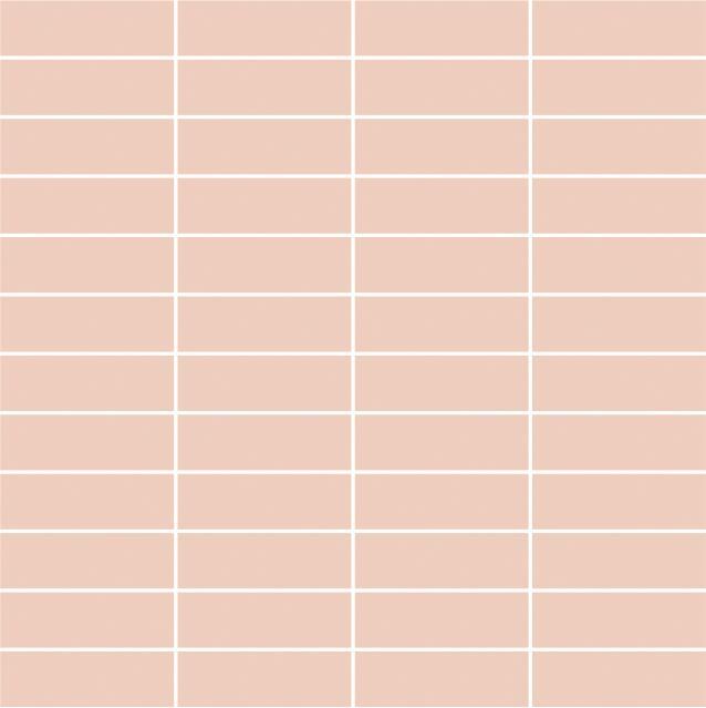 Matte Finish Matte Pink Stacked Brick Ceramic tile 298x298 mm