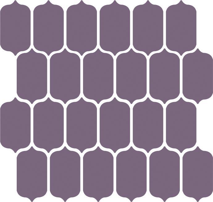 Matte Finish Matte Purple Lantern Ceramic tile 260x265 mm