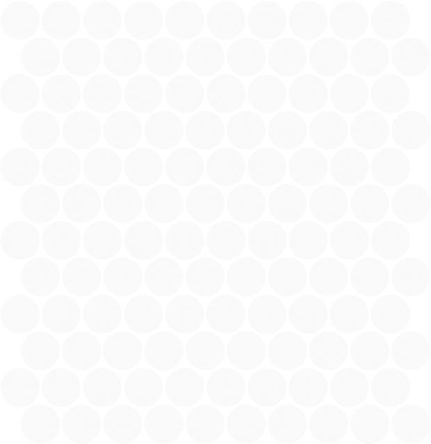 Matte Finish Matte White Coin Ceramic tile 320x330 mm