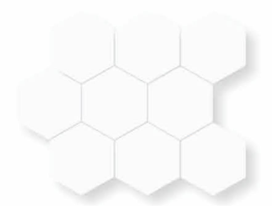 Matte Finish Matte White Hexa Ceramic tile 250x290 mm