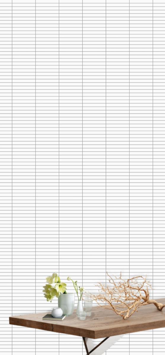 Matte Finish Matte White Stacked Bone Ceramic tile 285x300 mm