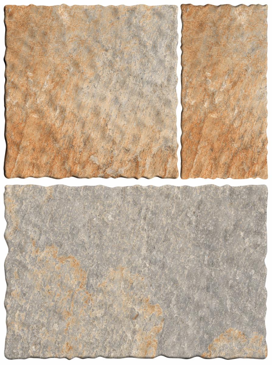 Matte Finish Multi Wavy Edge Modular Vitrified tile 455X305, 305X305,155X305 mm