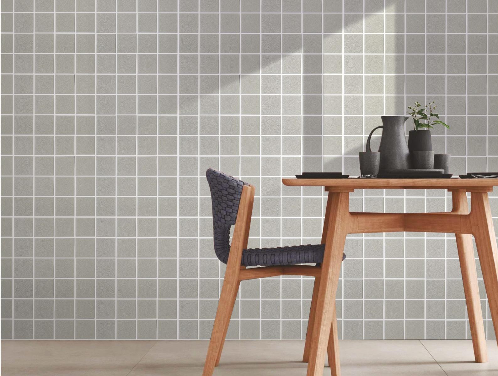 Glossy Finish Mushroom Gloss 3D 4by4 Square Ceramic tile 298x298 mm