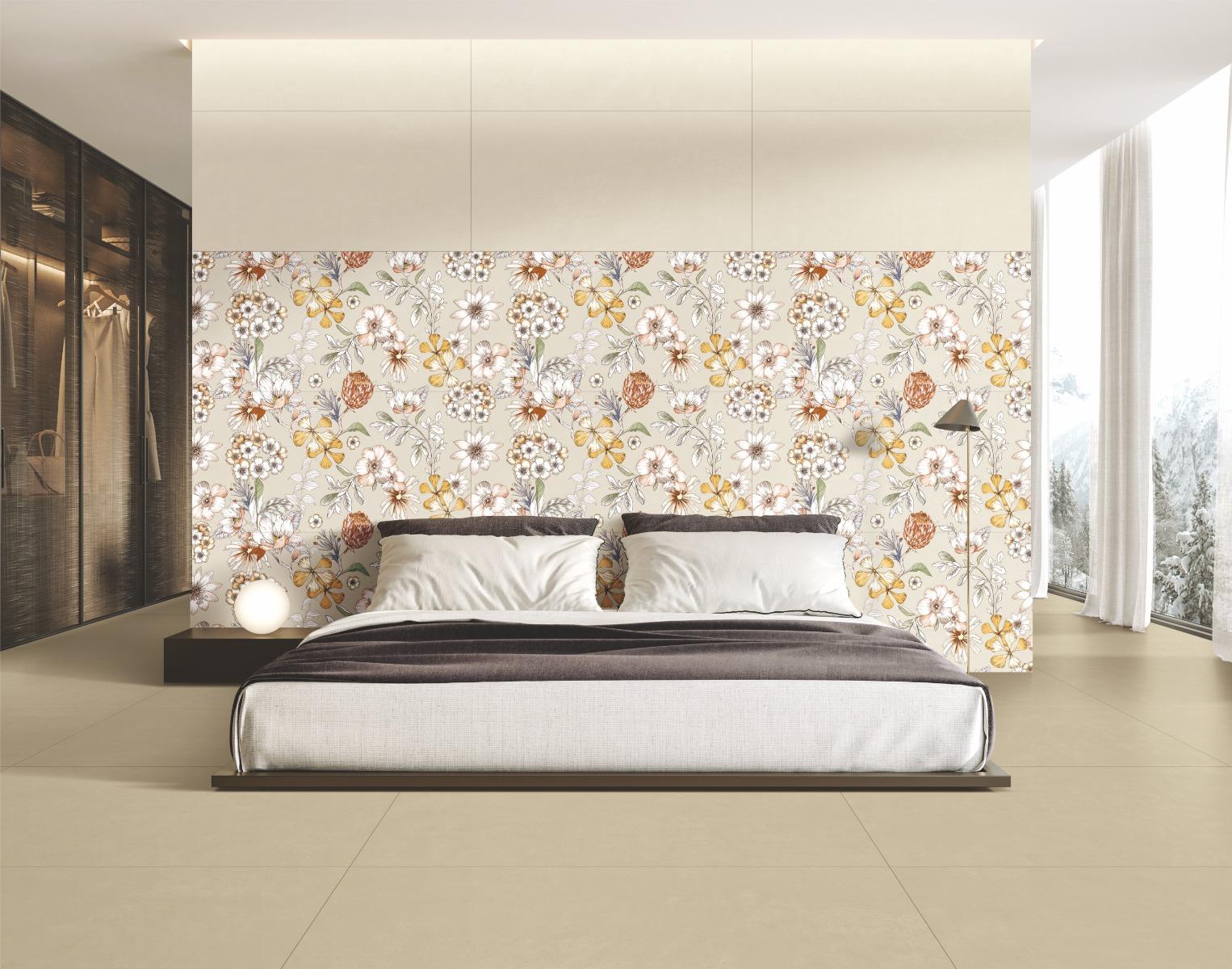 Carving Matte Watercolour Wallpaper Highlighter tile 600x1200 mm