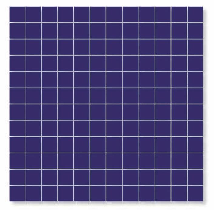 Glossy Finish Navy Blue Gloss Mosaic Ceramic tile 300x300 mm