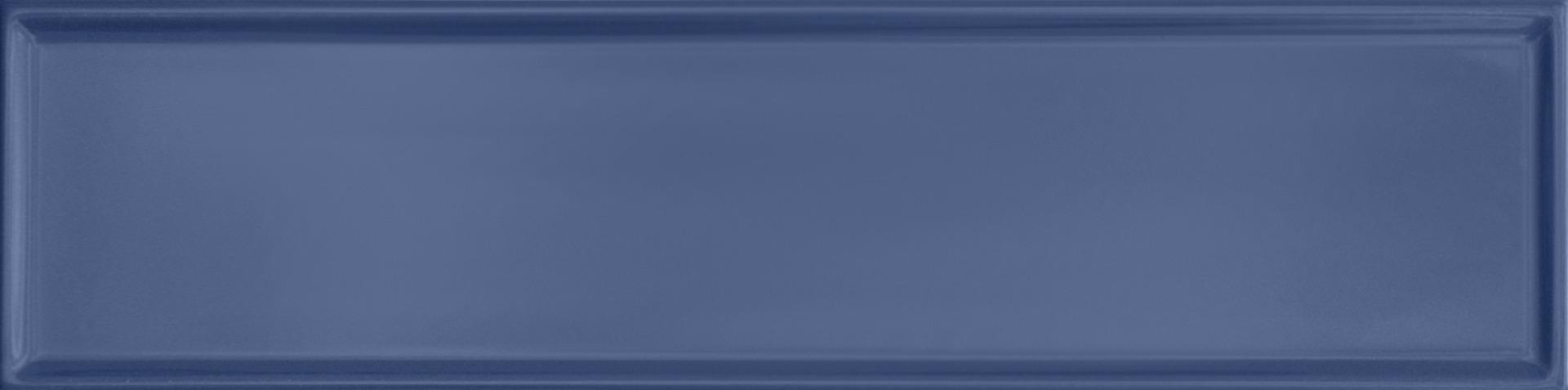 Glossy Finish Navy Blue Gloss Sandy Subway Ceramic tile 65x260 mm