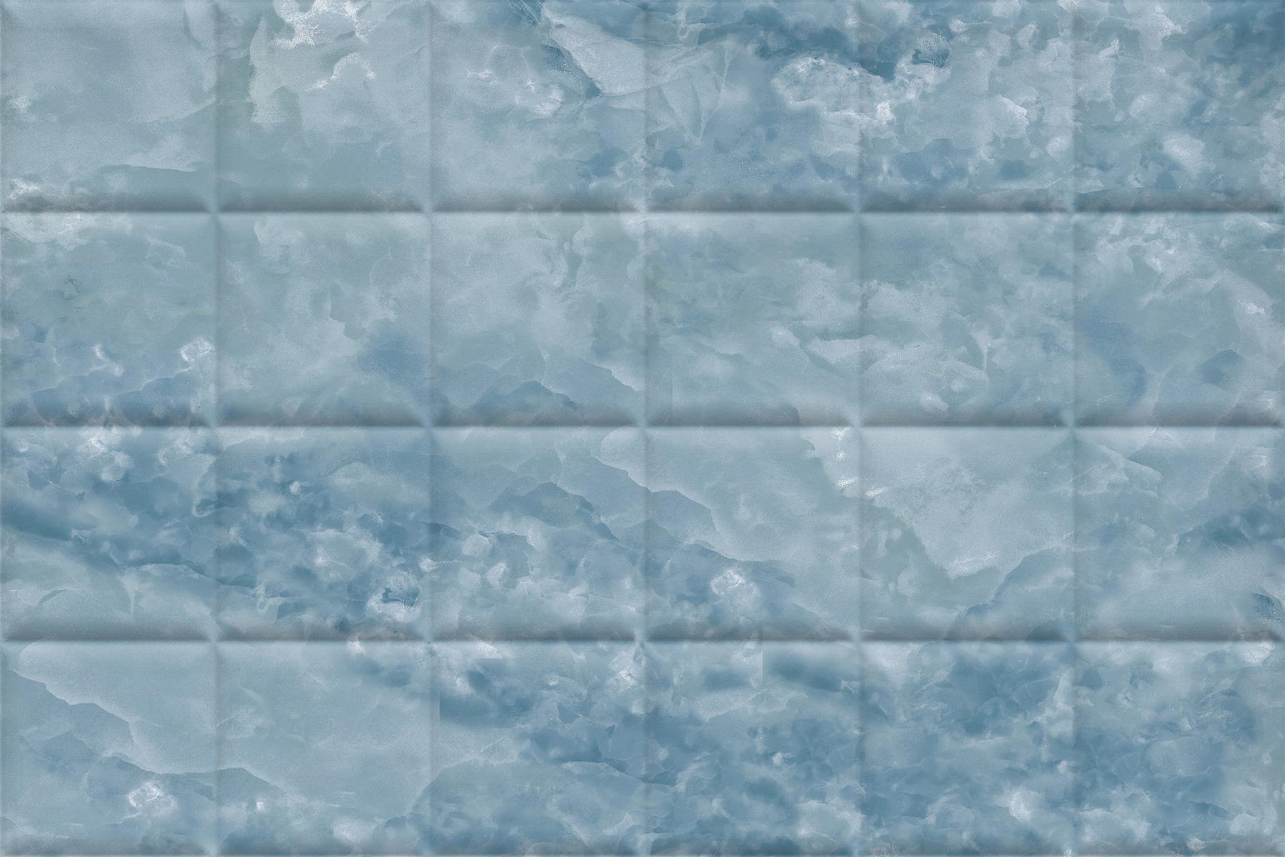 Glossy Finish ODG Aqua DK Onyx Square Ceramic tile 300x450 mm