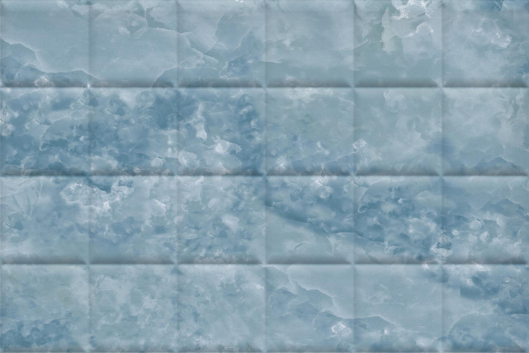 Glossy Finish ODG Aqua DK Onyx Square Ceramic tile 300x450 mm