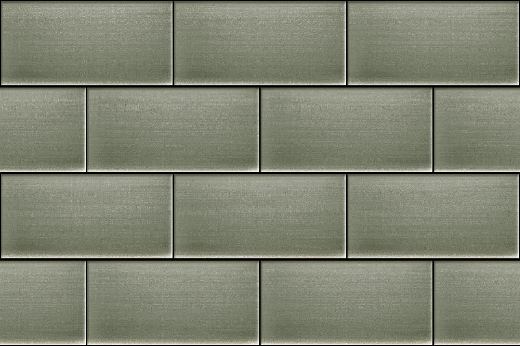 Glossy Finish ODG Green DK Brick Ceramic tile 300x450 mm