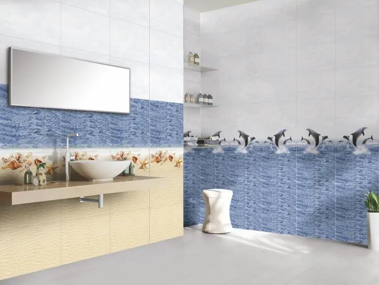 Glossy Finish ODG Sea Water  Ceramic tile 300x450 mm