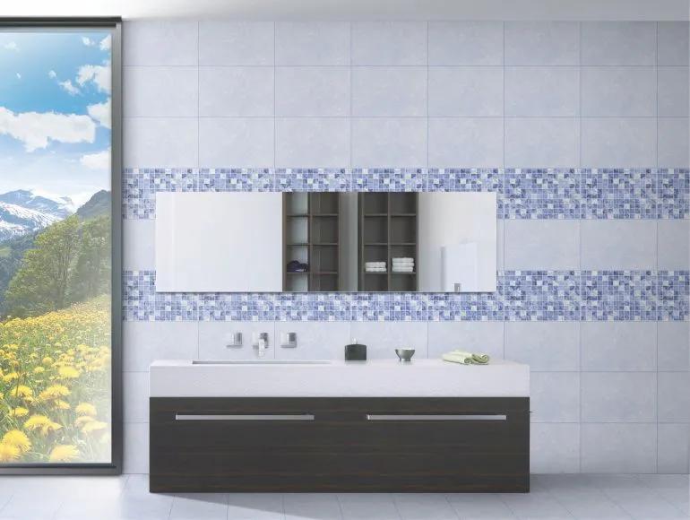 Glossy Finish ODG True Blue Mosaic Dark Ceramic tile 300x450 mm