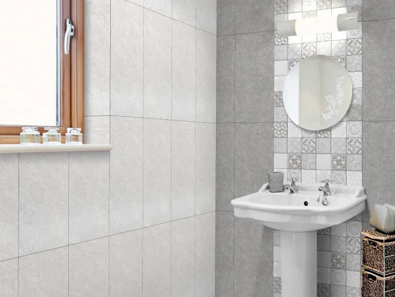 Glossy Finish ODG Jordy Grey Dark Ceramic tile 300x600 mm