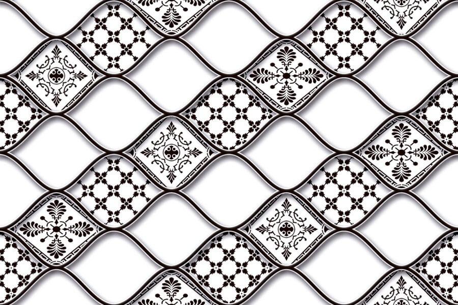 Pattern Tiles for Bathroom Tiles, Kitchen Tiles, Accent Tiles, Bar/Restaurant