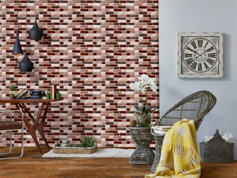 Glossy Finish OEG Indus Brown Ceramic tile 300x450 mm