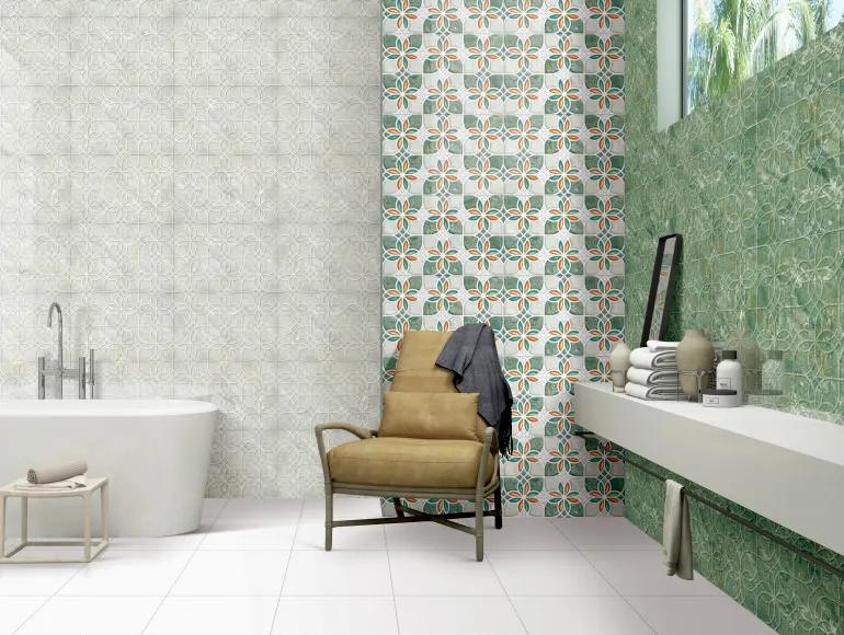 OHG Green Multi Breccia Petals HL