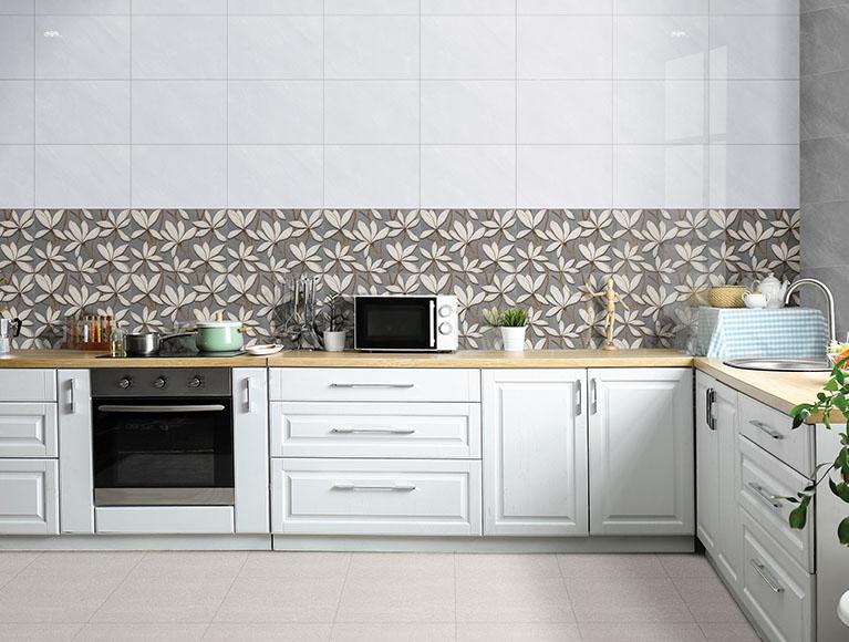Glossy Finish ODG Armani Marble Grey DK Ceramic tile 300x600 mm