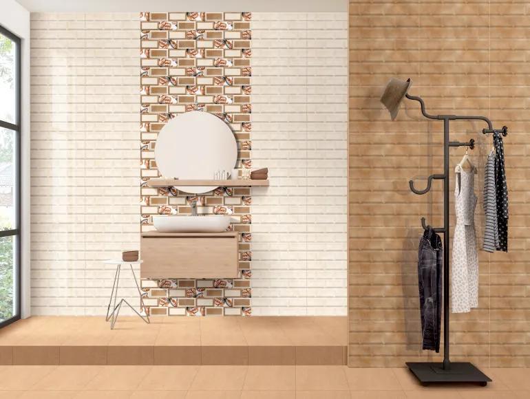 ODG Beige Vintage Floral Brick