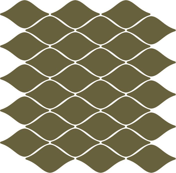 Glossy Finish Olive Green Gloss Treeleaf Ceramic tile 270x275 mm