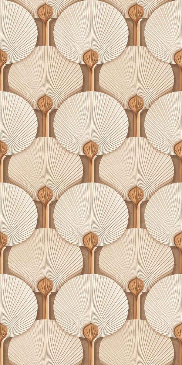 Palm Fan Sand Wallpaper