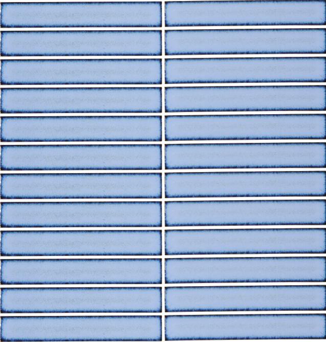 Glossy Finish Pastel Blue Gloss 3D KitKat Ceramic tile 290x300 mm