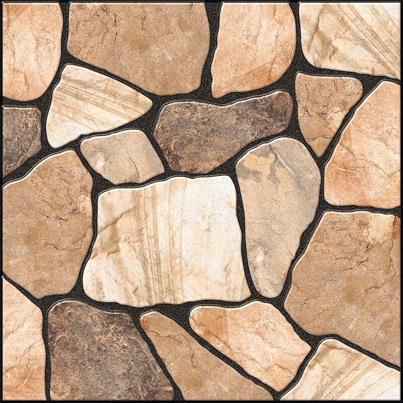 Matte Finish PAV Rocky Black Ceramic tile 300x300 mm