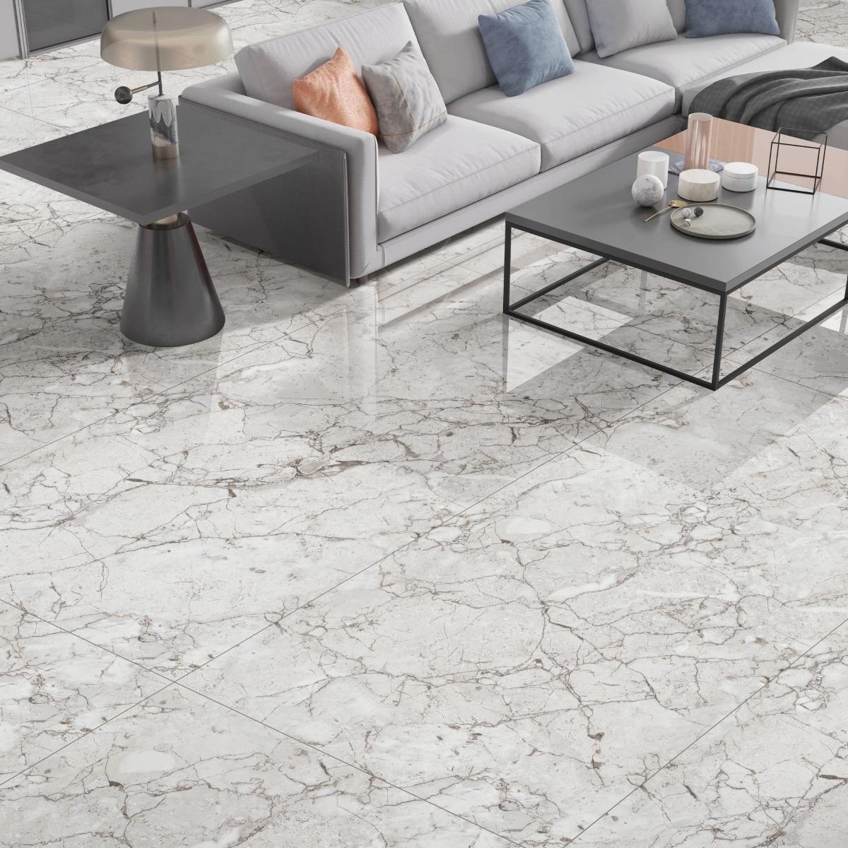  PGVT Endless Crackle Marble Grey 