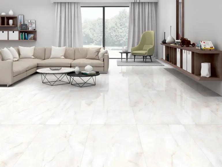 Glossy Finish PGVT Onyx Crystal Ice Glazed Vitrified Tiles 600x1200 mm