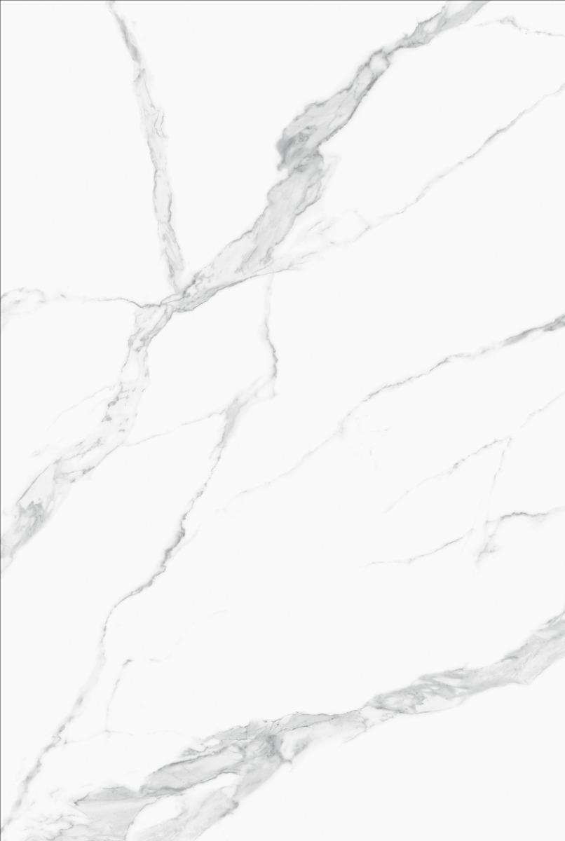 Glossy Finish PGVT Statuario Glacier Marble Glazed Vitrified Tiles 1200x1800 mm