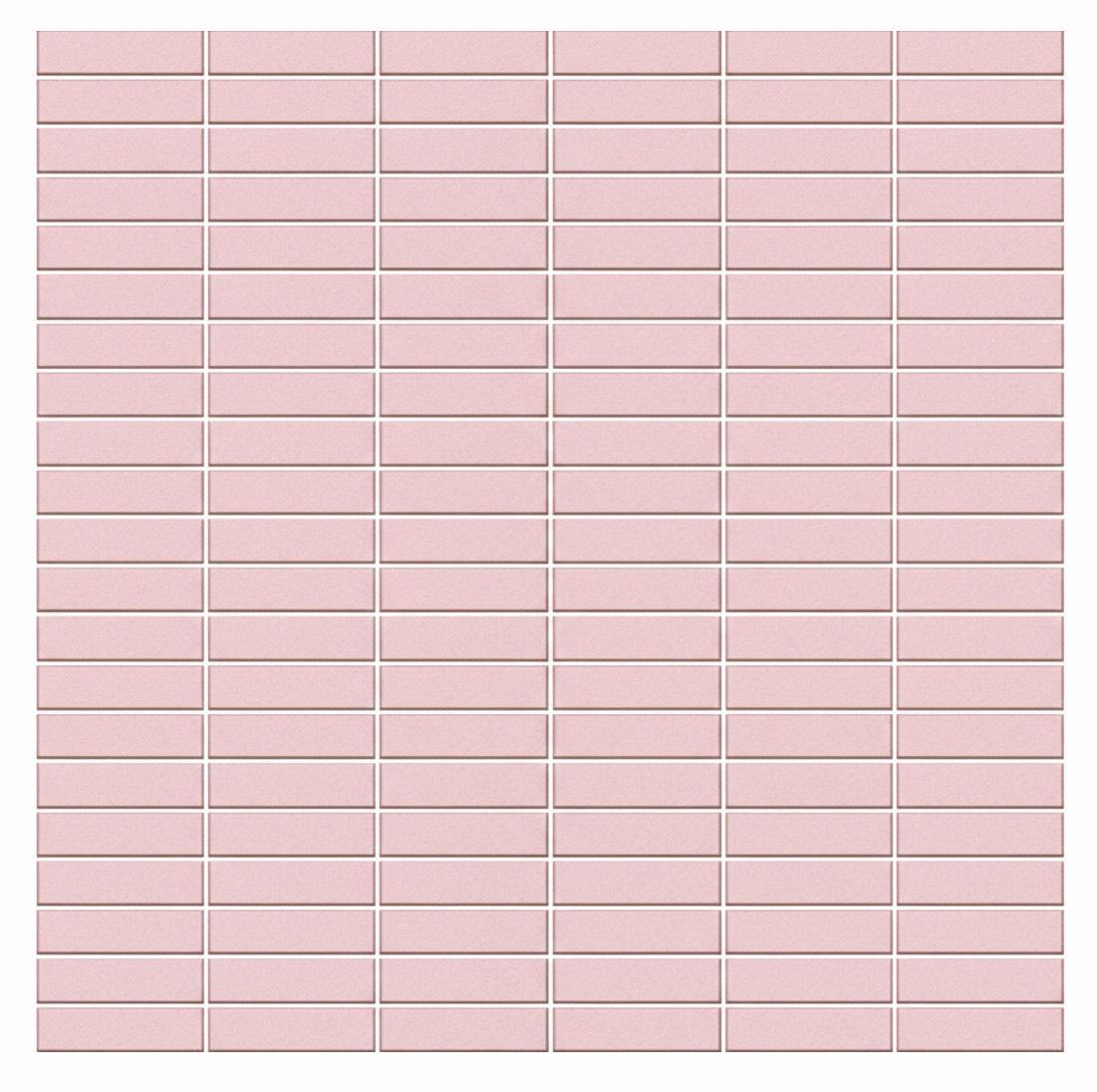 Glossy Finish Pink Gloss 3D Grid Stacked Brick Ceramic tile 292x300 mm