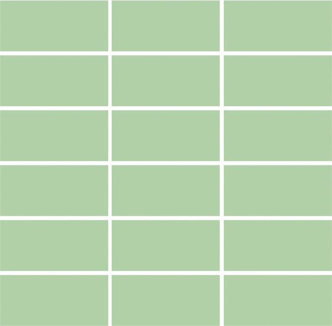 Glossy Finish Pista Gloss 3by6 Brick Ceramic tile 285x290 mm