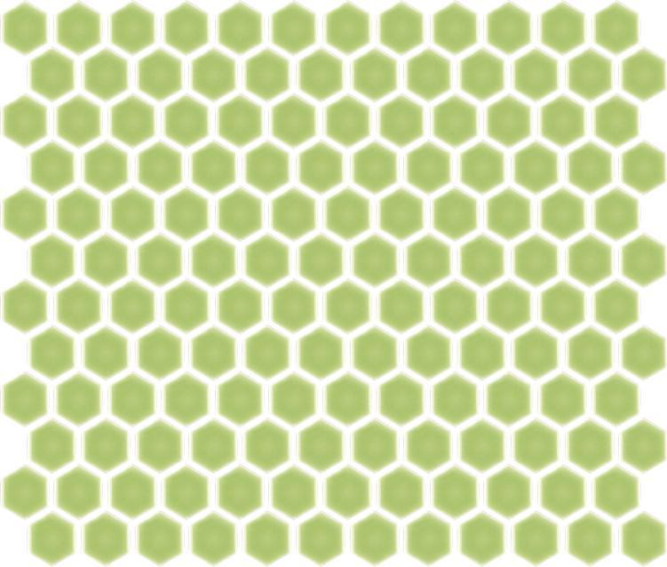 Glossy Finish Pista Gloss 3D Mini Hexagon Ceramic tile 255x295 mm