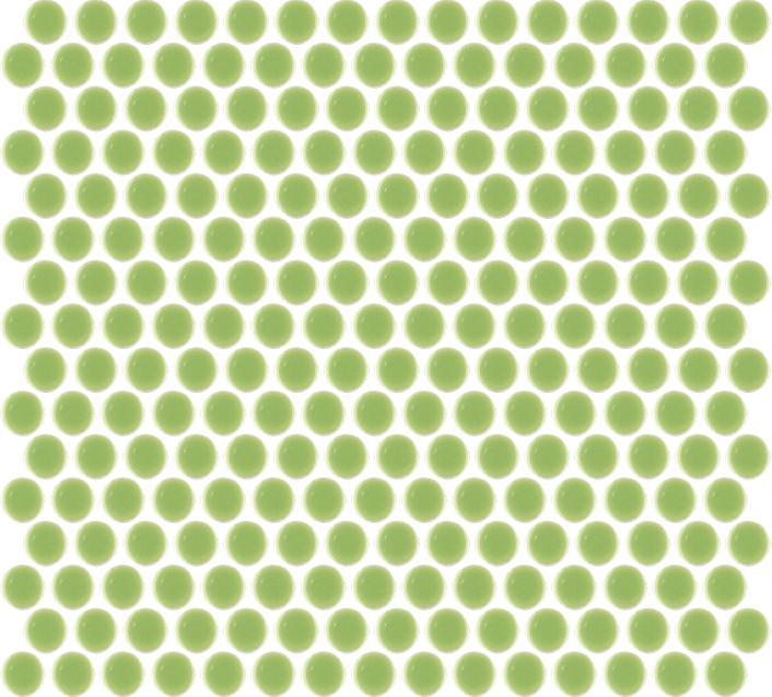 Glossy Finish Pista Gloss 3D Penny Round Ceramic tile 294x313 mm