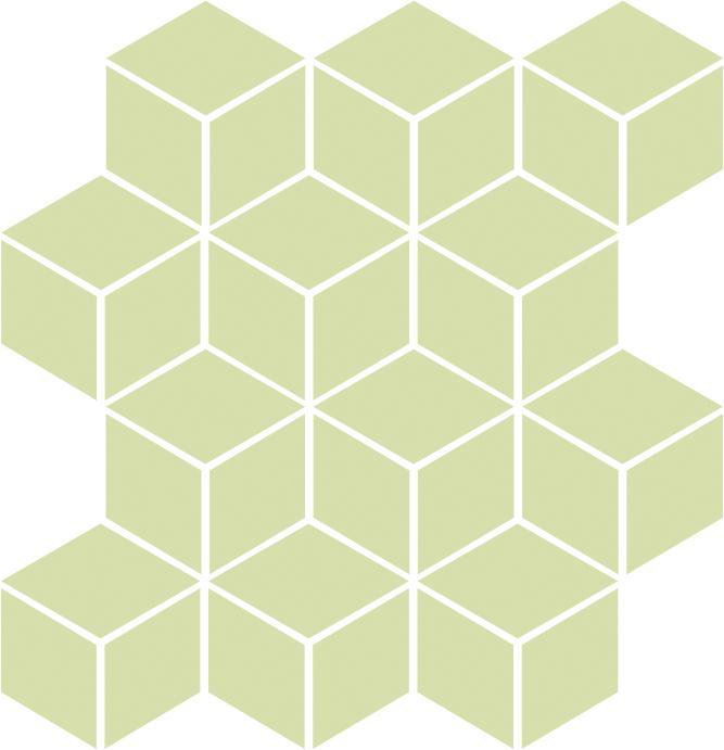 Glossy Finish Pista Gloss Cube Ceramic tile 265x310 mm