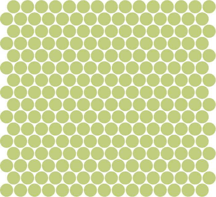 Glossy Finish Pista Gloss Penny Round Ceramic tile 294x313 mm