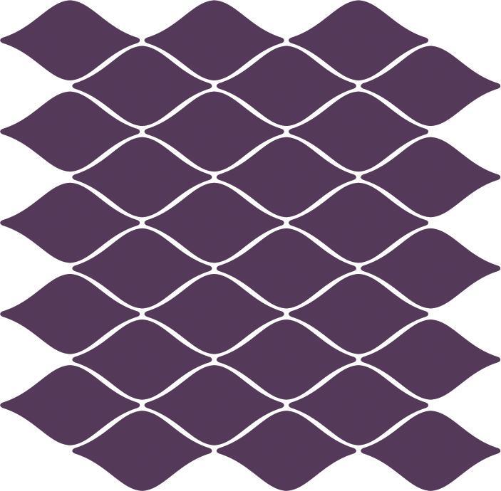 Glossy Finish Purple Gloss Treeleaf Ceramic tile 270x275 mm