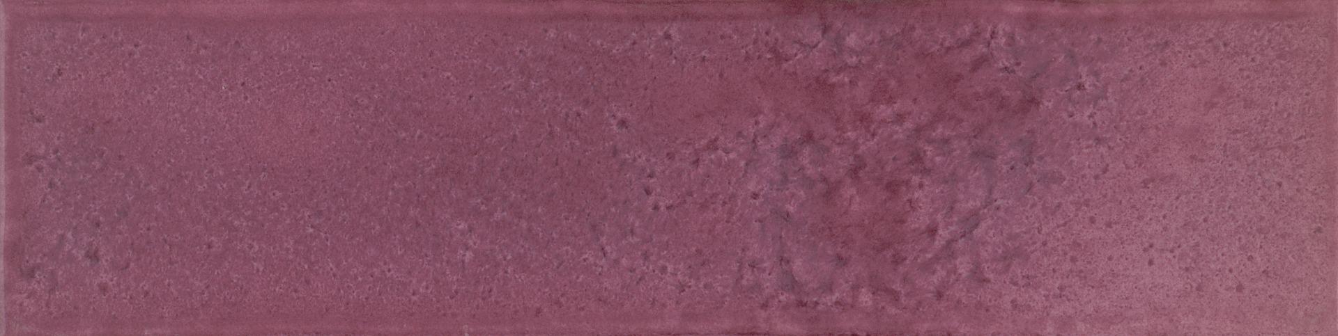 Glossy Finish Purple Gloss Fresco Subway Ceramic tile 65x260 mm