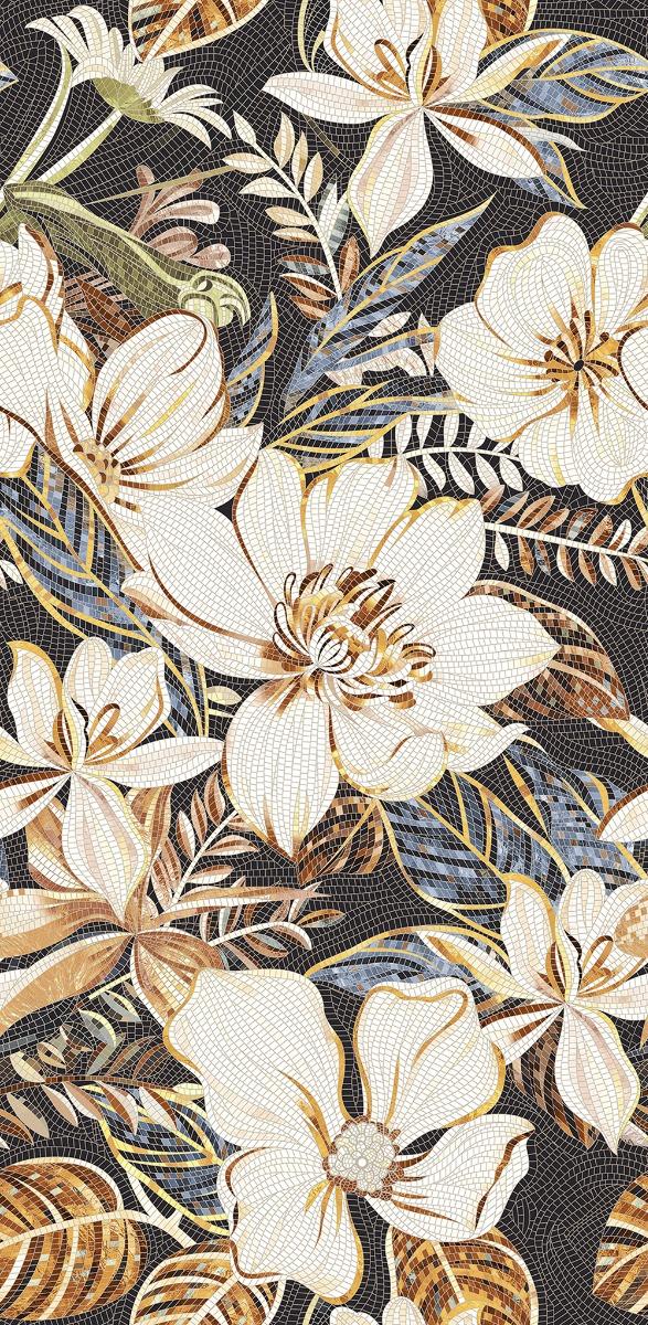 Carving Matte Regal Bloom Wallpaper Highlighter tile 600x1200 mm