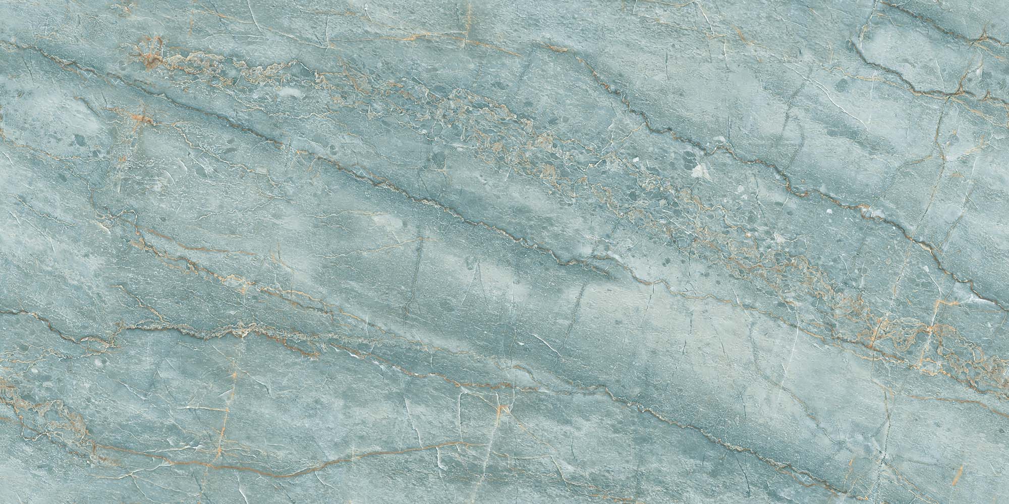 Glossy Finish River Aqua Endless Gloss Vitrified tile 600x1200 mm