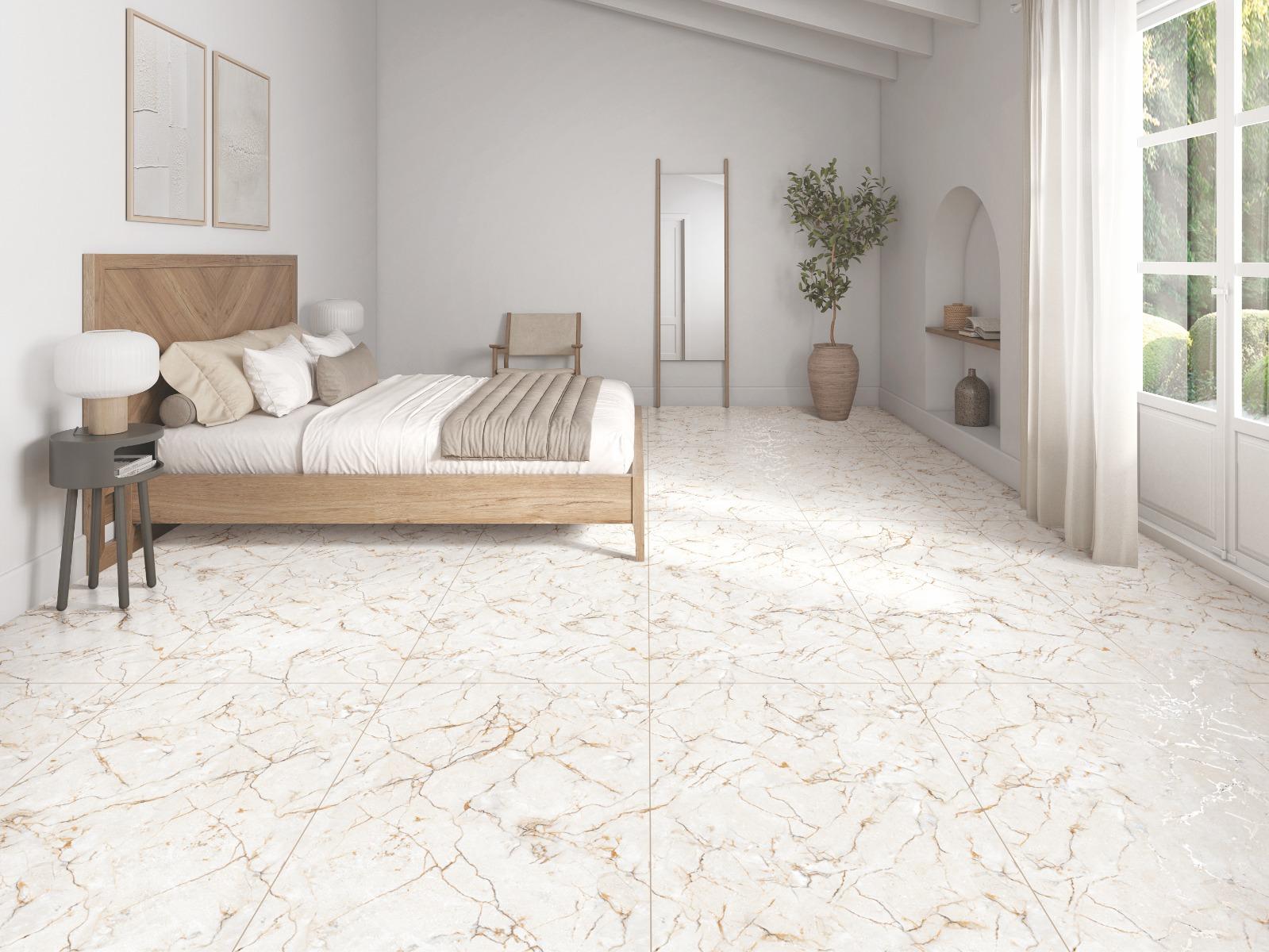 Carving Matte Rosalia Beige Carving Endless Porcelain tile 600x1200 mm