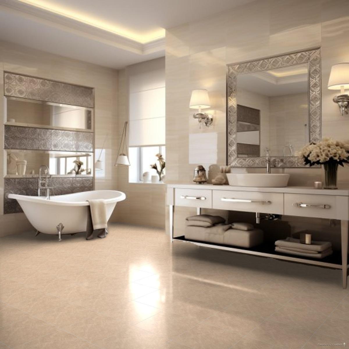 Matte Finish SDM Volka Brown FL Ceramic tile 300x300 mm