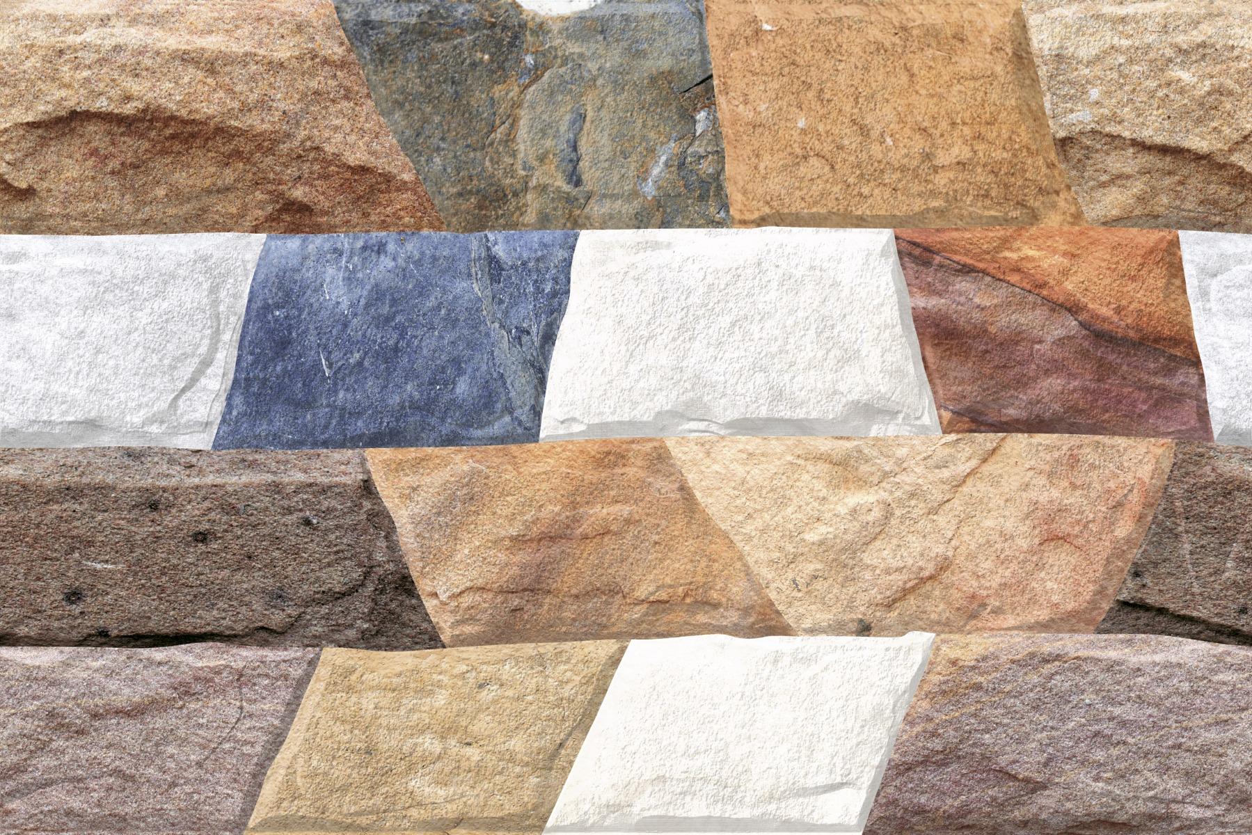 false SEG Apricot Multi false tile 300x450 mm